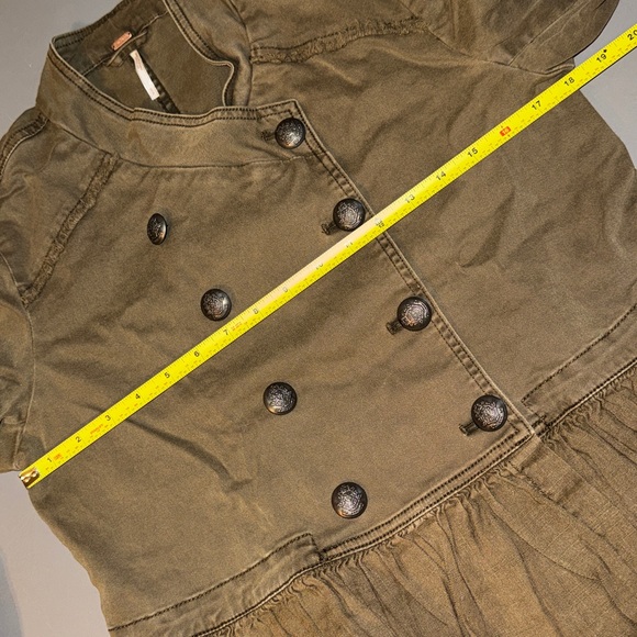 Free People Women's Military Moto Jacket Raw Hem Size Small - Picture 12 of 12